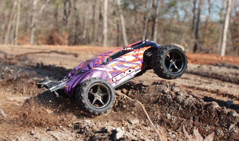RC Car Action - RC Cars & Trucks | Mighty Mini Monster – Traxxas 1/16 E-Revo VXL’s Brushless Power And Racing DNA Make For An Unstoppable Force