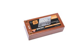 TEST BENCH - Spektrum 7.4V 5000mAh 100C Smart Race Shorty Hardcase LiPo Battery