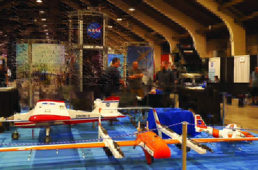 It wasn’t all wheels, RCX had plenty of wings too. The NASA booth was a big hit with the RCX crowd. 
