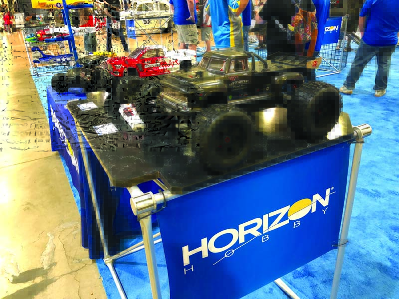Horizon Hobby brought an extensive line up of RC vehicles for enthusiasts to get up close with.
