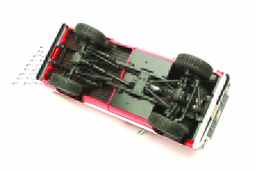 Even the underbelly of the K10 looks authentic and belies the fact that this detailed model is actually an RC truck.