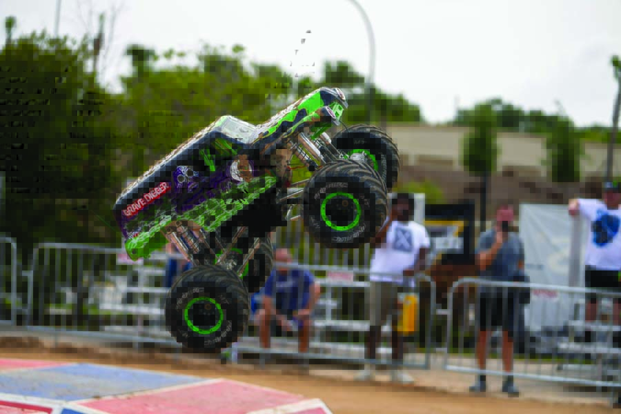 Primal RC impressed the crowd when they debuted this brand-new, 1/5-scale, gas-powered Grave Digger at the World Finals event.