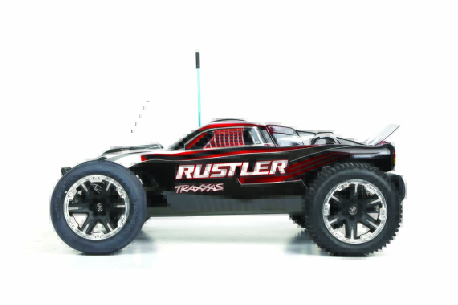 The classic profile and aggressive stance of Rustler is always a crowd pleaser.