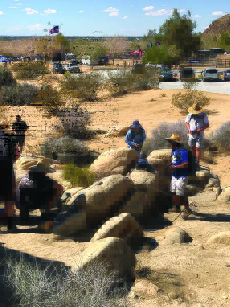 Beginner and expert drivers alike got to test their rig’s (and their own) crawling skills up in the rocks surrounding the event grounds.