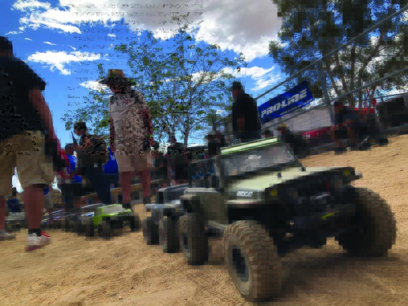 Plenty of crawlers were lined up for the many driving events at PLBTF 2022.