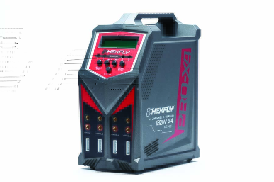 TEST BENCH - Hexfly Pro-X4 Quad-Channel Smart Battery Charger
