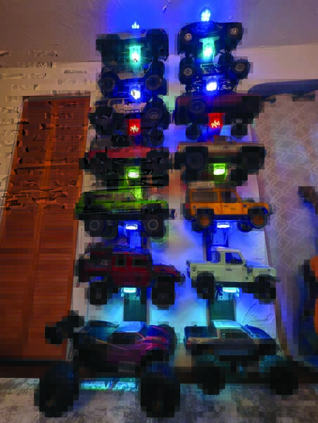 RACK 'EM UP - RC Girl Shows Us How To Build A Light-Up RC Car Wall Display Featuring RC Pro Rack