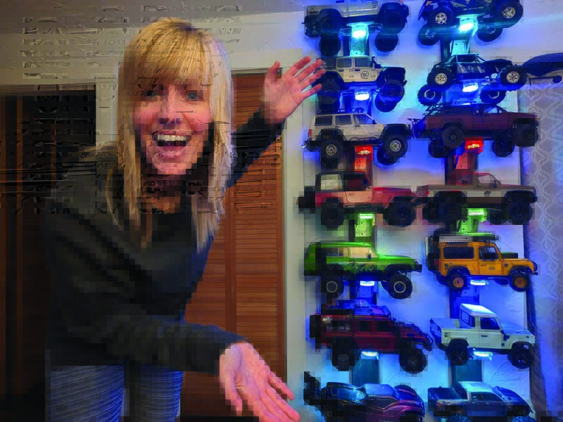 RACK 'EM UP - RC Girl Shows Us How To Build A Light-Up RC Car Wall Display Featuring RC Pro Rack