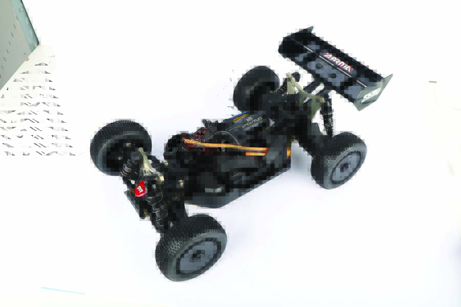 “The giant 1/8-scale TLR Tuned Typhon provides bashers with the perfect platform for entering competitive racing.”