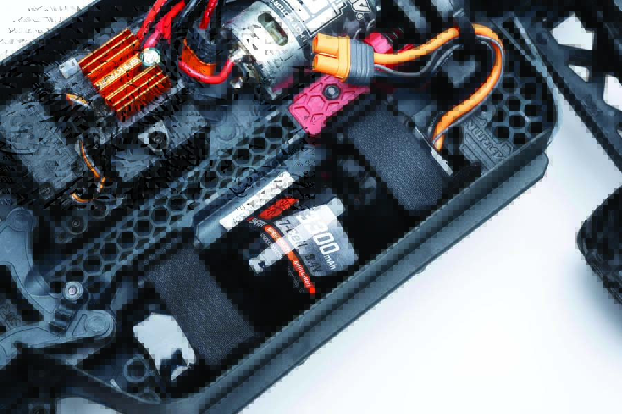 Arrma includes an 8.4V 3300mAh NiMH battery with the RTR kit.