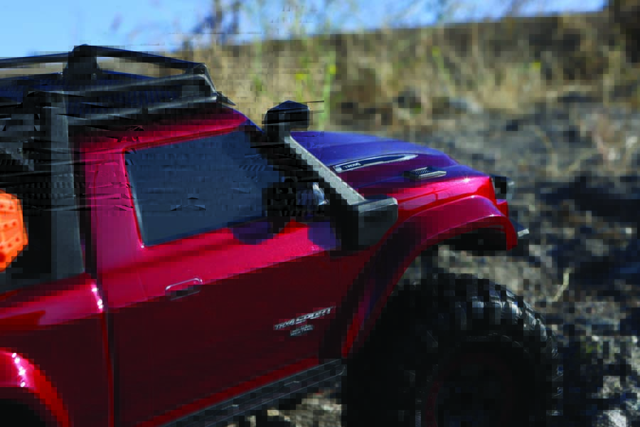 The snorkel looks great and gives the Sport a serious off-road look.