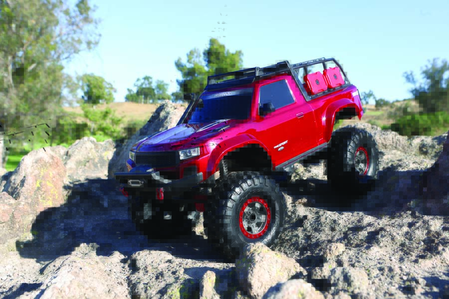 Longer arms and larger tires contribute to the Sport High Trail’s tall stance.