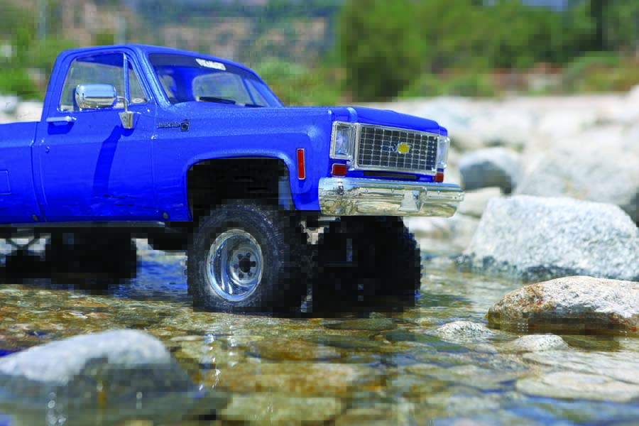 Extra height suspension allows the K10 to traverse a variety of terrain.