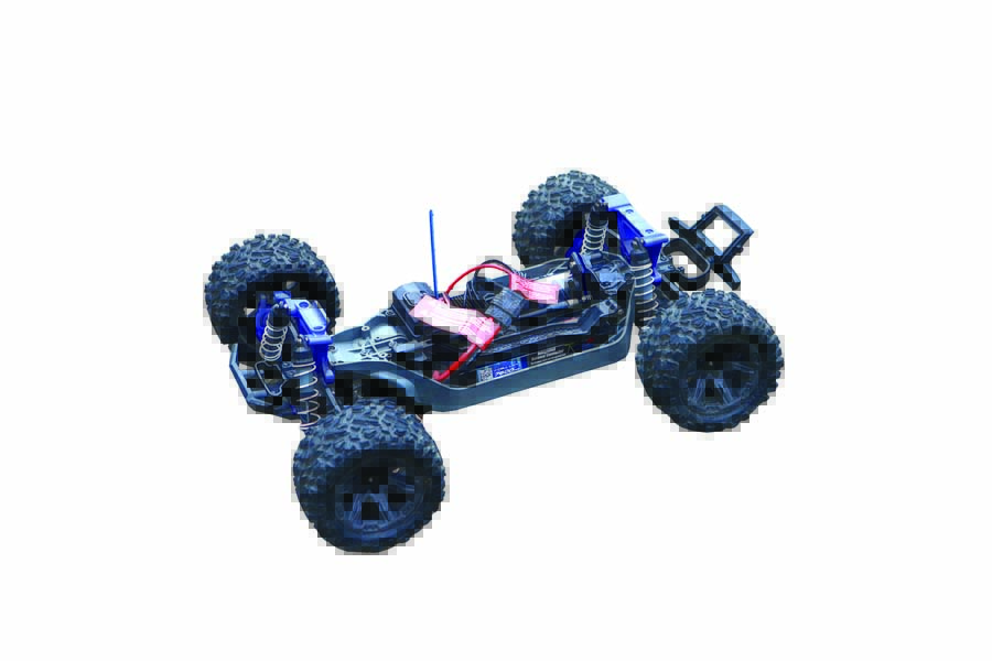 Extreme heavy duty parts allow the Rustler 4x4 to easily shrug off hits that would put other bashers out of action.
