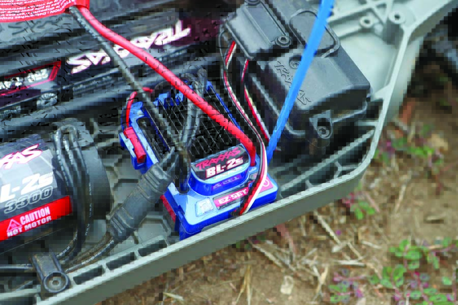 Combined with the new motor, Traxxas’ latest BL-2s ESC is capable of 60% more speed and faster acceleration than comparable brushed power systems.